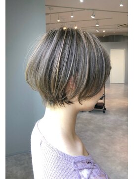 ジアン バイ ミルボン NU茶屋町+(GIEN by milbon) 「ハイライト×ショート」束感と透明感の新作ショート！20代30代