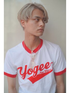 レジュアル(RESSUAL) 韓国マッシュ ミントアッシュ ウェットヘア  ハイトーンカラー