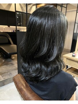 サードバイローラン(THiRD by ROULAND) 【THiRD】ゆる巻きカーキグレージュ