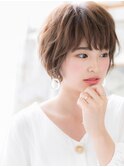 ★くせ毛風ミニボブ大人かわいい束感ショート20代30代40代★8