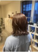 外ハネスタイル