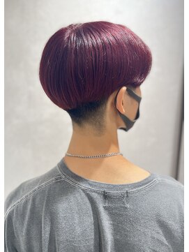 アッシュ 八王子店(Ash) センターパート/メンズ/ブリーチ/ダブルカラー/学割/学割U24