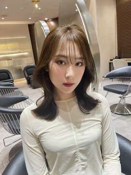 エースハバナ 渋谷(1 HAVANA) くびれ巻き/韓国風/ヨシンモリ/透明感カラー/レイヤーカット