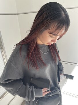 ヌープヘアーアイス(NUUP.hair ici) red brown.