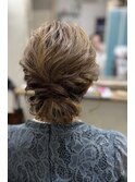 シニヨンヘアセット