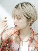 ドゥーア 代官山(Door)&nbsp;シースルーバングにサイドシルエットが綺麗なハンサムショート３