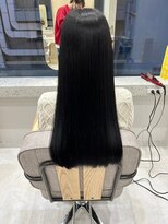 ジーナ 船橋(Zina)&nbsp;髪質改善＊ロングレイヤーグレーベージュ＊美髪【Zina船橋】