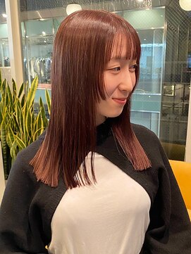 ディフィーノ 青山(DIFINO) 【DIFINO 青山】切りっぱなし/姫カット/透明感ブラウン