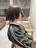 ミント(mint)&nbsp;ショートウルフ/ウルフカット/インナーカラー/ミント