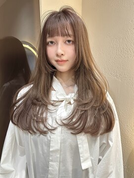 サイン 渋谷(SIGN) ザクザクレイヤーカット巻き方簡単ロング韓国アイドル表参道渋谷