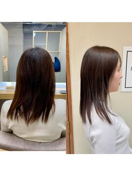 カレンアンドエクラート 大宮(KAREN&ECLART) 髪質改善　艶髪　ストレート　縮毛矯正　暗髪　韓国風　ロング