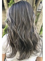 ハーツ(Heart's)&nbsp;白髪ぼかし脱白髪染め似合わせロングレイヤー40代50代60代♪