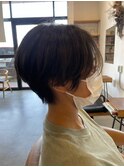 大人かわいい耳掛けハンサムひし形束感奥行きショート☆