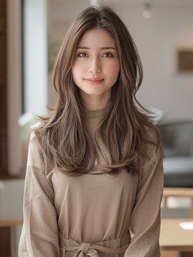 アルトリスト(Altruist Aging×HAIR&SPA) ★ダークアッシュ大人ガーリーボブ着物ミディアムレイヤーカット