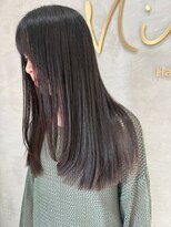 ミュウ(Miiiu)&nbsp;20代30代40代☆大人可愛いアッシュグレージュ×レイヤーカット