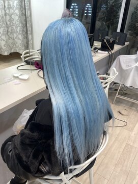 ドットハリス(.Hallis) ハイトーンカラー/ブルーカラー/y2k/原宿/表参道