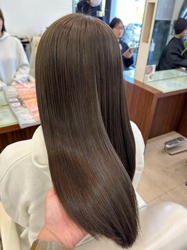 ヘアーアンドエステ ハラダ 滝ノ水店(Hair&Esthe Harada) ブリーチなしダブルカラー/チョコレートブラウン