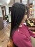 《髪質再整トリートメント》＆コスメクリームストレートで芯ある高質感(^^♪
