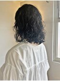 無造作パーマのこなれヘア/パーマスタイル/ニュアンスパーマ