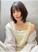 韓国風くびれボブヘア