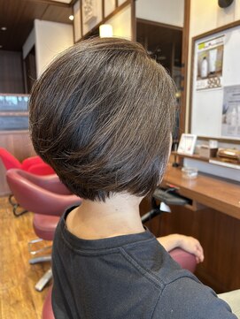ヘアーメイク ガヤ おゆみ野中央店(Gaya) 前下がりグラボブ