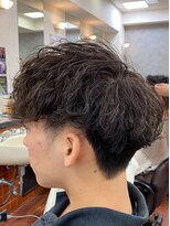 メンズ美容室 タカミ&nbsp;波巻きシャドウパーマ