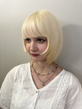 アルテヘアー(arte HAIR) 【arteHAIR】ブロンドボブ/顔まわりレイヤー