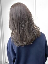 パークレーン アイス イヴェン(park lane ICI yeven)&nbsp;ブリーチなし切りっぱなしボブミディアムレイヤーボブ夏カラー