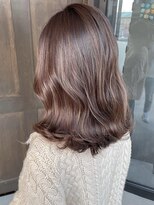 サルファ ヘアデザイン 名古屋 丸の内(S.ALPHA HAIR DESIGN)&nbsp;大人シアーベージュミニウルフボブミディアムレイヤー