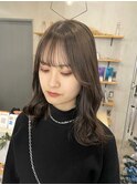 10代20代髪質改善透明感カラー韓国風グレージュ