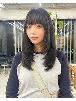 ノエ(noe) 黒髪カタログ/クラゲヘアー/オリーブグレー/栄r31