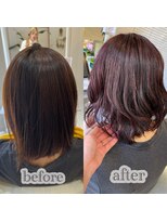 アス(Asu)&nbsp;ミディアム　pピンクブラウンカラー