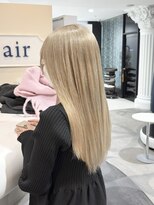 エアー 青山(AIR) ホワイトブロンドベージュハイトーンカラー
