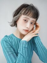 ギークス(GEEKS) 【GEEKS渋谷】オン眉ボブ/アンブレラカラー/初ブリーチ/冬カラー