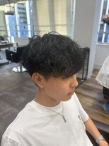 ルースト 京都四条大宮店(ROOST)&nbsp;シャドウパーマ/パーマ/マッシュ/メンズ/京都/四条大宮/四条烏丸