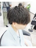 メンズパーマ/ツイストマッシュ/ツイストスパイラルパーマ