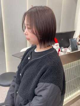 ロンド ブランシュ 錦糸町北口(Lond blanche) オリーブグレー/韓国レイヤーカット/マロンベージュ/ボブ/小顔