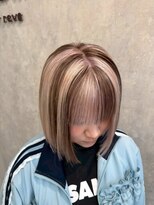 ブリッツ レボ(BLITZ-REVO)&nbsp;ピンクベージュ/アンブレラカラー/クールショート/前髪/柏駅