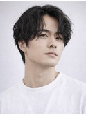 Haleニュアンスパーマスパイキーショートバーバーフェザーパーマ