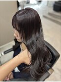 ブリーチなしラベンダーグレージュ
