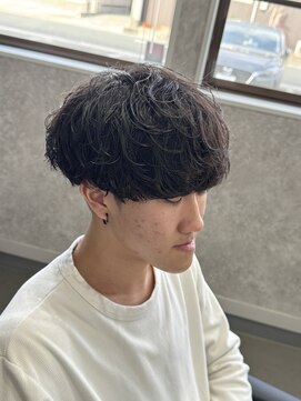 ブースト(BOOST) 刈り上げマッシュ×シャドウパーマ