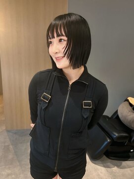 ジュベ(juve.) 大分ショートボブ顔周りレイヤーカット髪質改善カラー