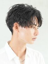 フィフス 大分(fifth)&nbsp;大分シャドウパーマメンズカットラウンドマッシュツーブロック