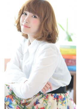 クロスオーバー(CROSSOVER) 【CROSSOVER】 『ナチュラル ミディアムボブ』