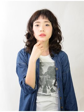 アース オーセンティック 長崎浜町店(EARTH Authentic) 暗髪カジュアルミディ【EARTH長崎浜町店】