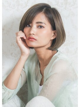 ネオリーブルノン 日吉(Neolive Runon) 《Runon 日吉店》似合わせカット×丸みショートボブ
