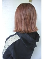 ムーンジェジェ(moon jeje)&nbsp;ピンクベージュ×外はね★  藤原