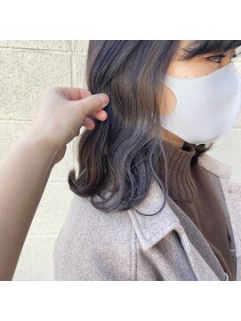 ヘアーリゾート モアナ(hair Resort moana) 抜け感たっぷりアッシュグレーカラー