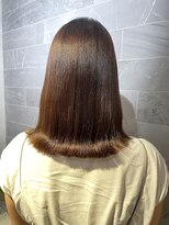 ジル アンク(Jill ankh)&nbsp;《Jill ankh姫路駅前》艶髪縮毛矯正☆外ハネミディアムスタイル