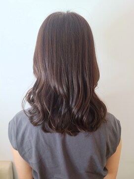 ジーナ セントラル銀座(Zina) デジタルパーマ×秋色ブラウン